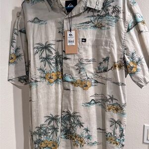 Quiksilver Men's Tropical Print Shirt
